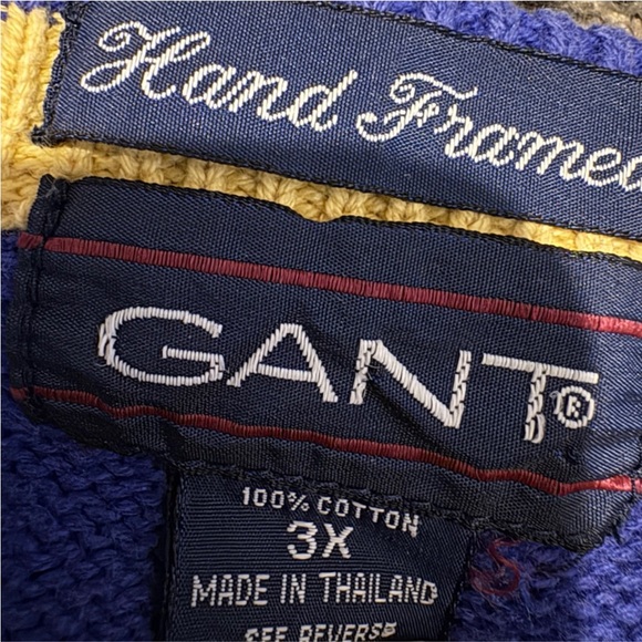 Gant Vintage Men’s pullover sweater 3X - Picture 8 of 10